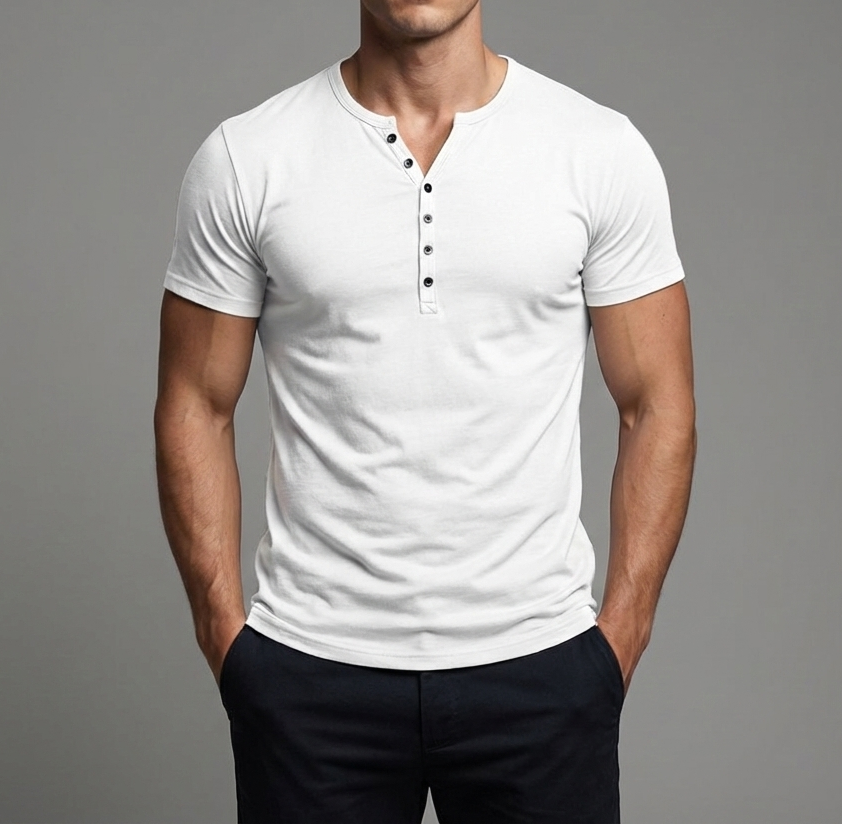 Marc™ | Le Henley Coupe Musclée