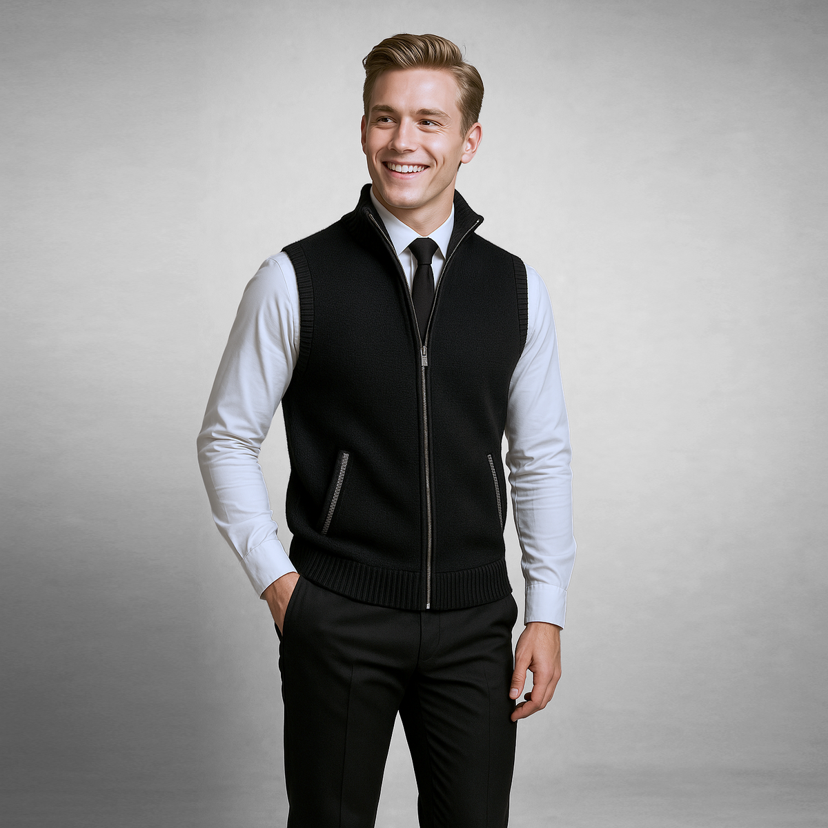 Gilet Marco™ | Élégance Zippée