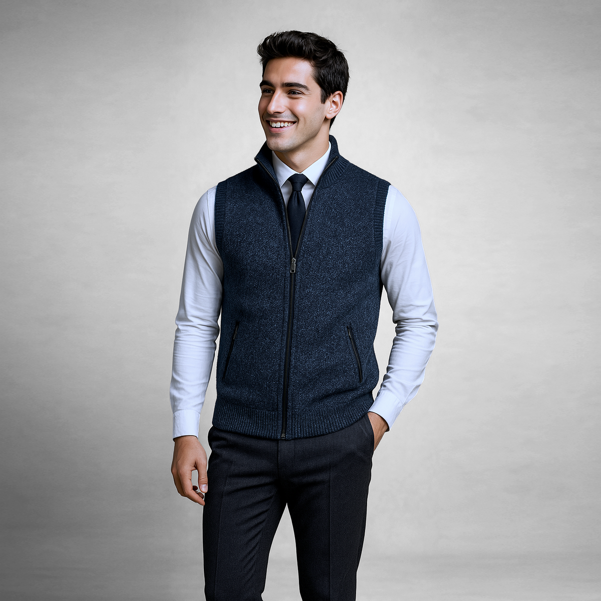 Gilet Marco™ | Élégance Zippée