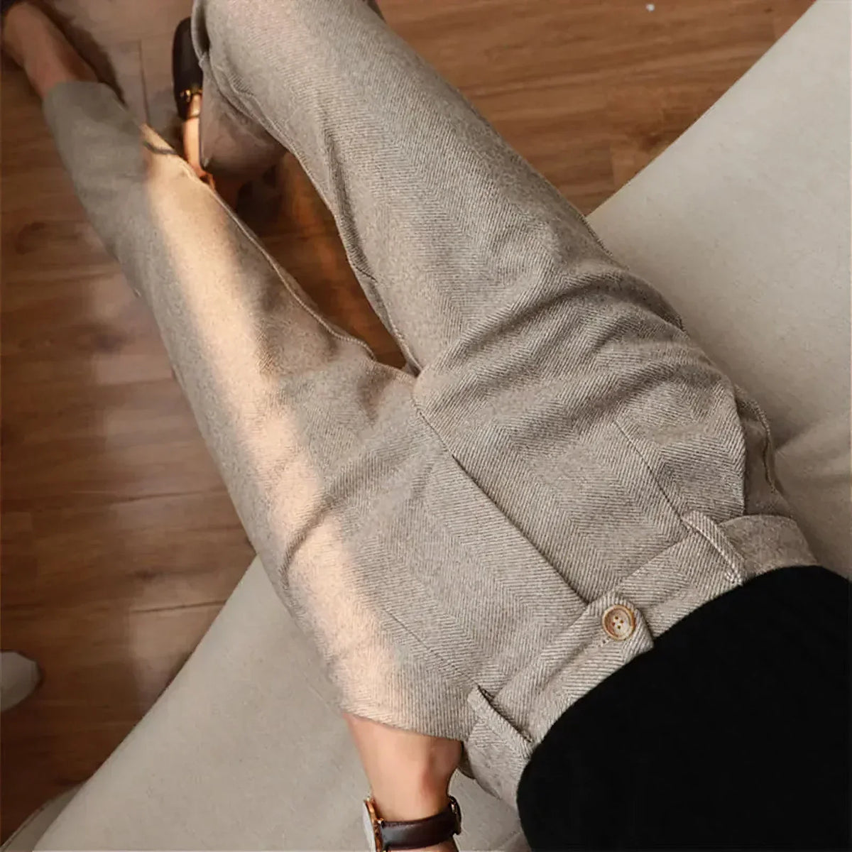 Zoléa | PANTALONS ÉLÉGANTS EN PURE LAINE SUR MESURE