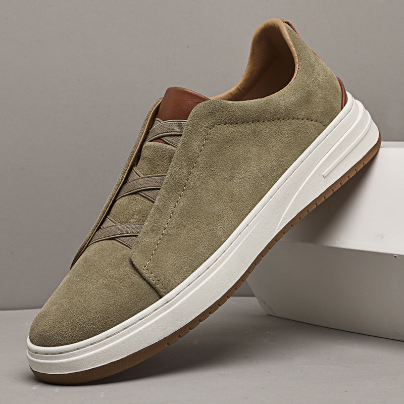 Zoléa | CHAUSSURES SANS LACETS EN DAIM POUR HOMME