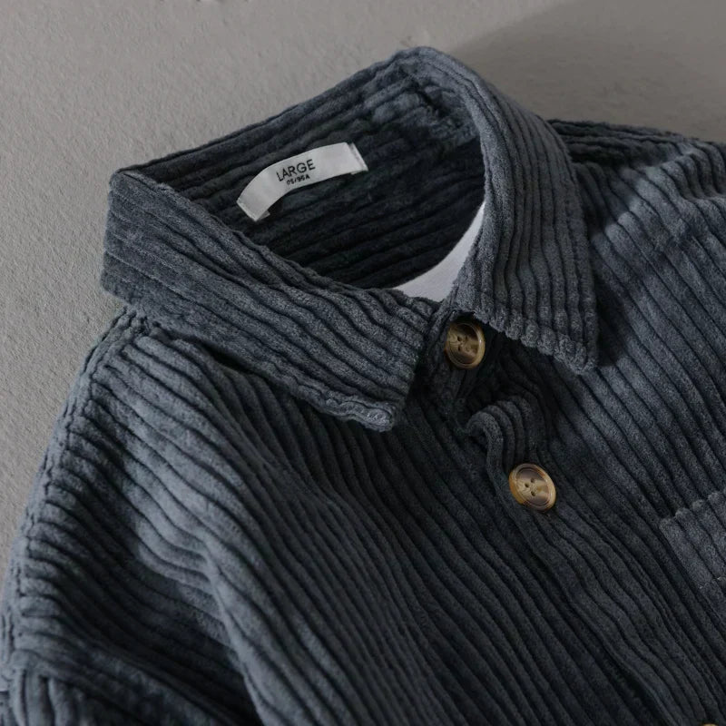 Zoléa | CHEMISE EN VELOURS CÔTELÉ POUR HOMME