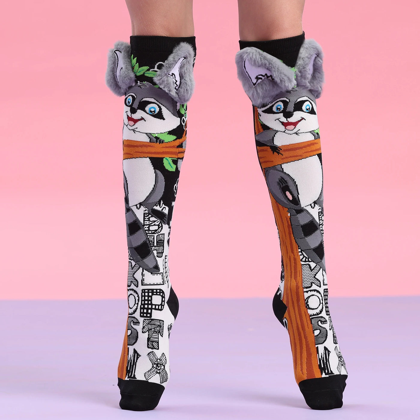 Chaussettes Fantaisie | Raton Laveur 3D