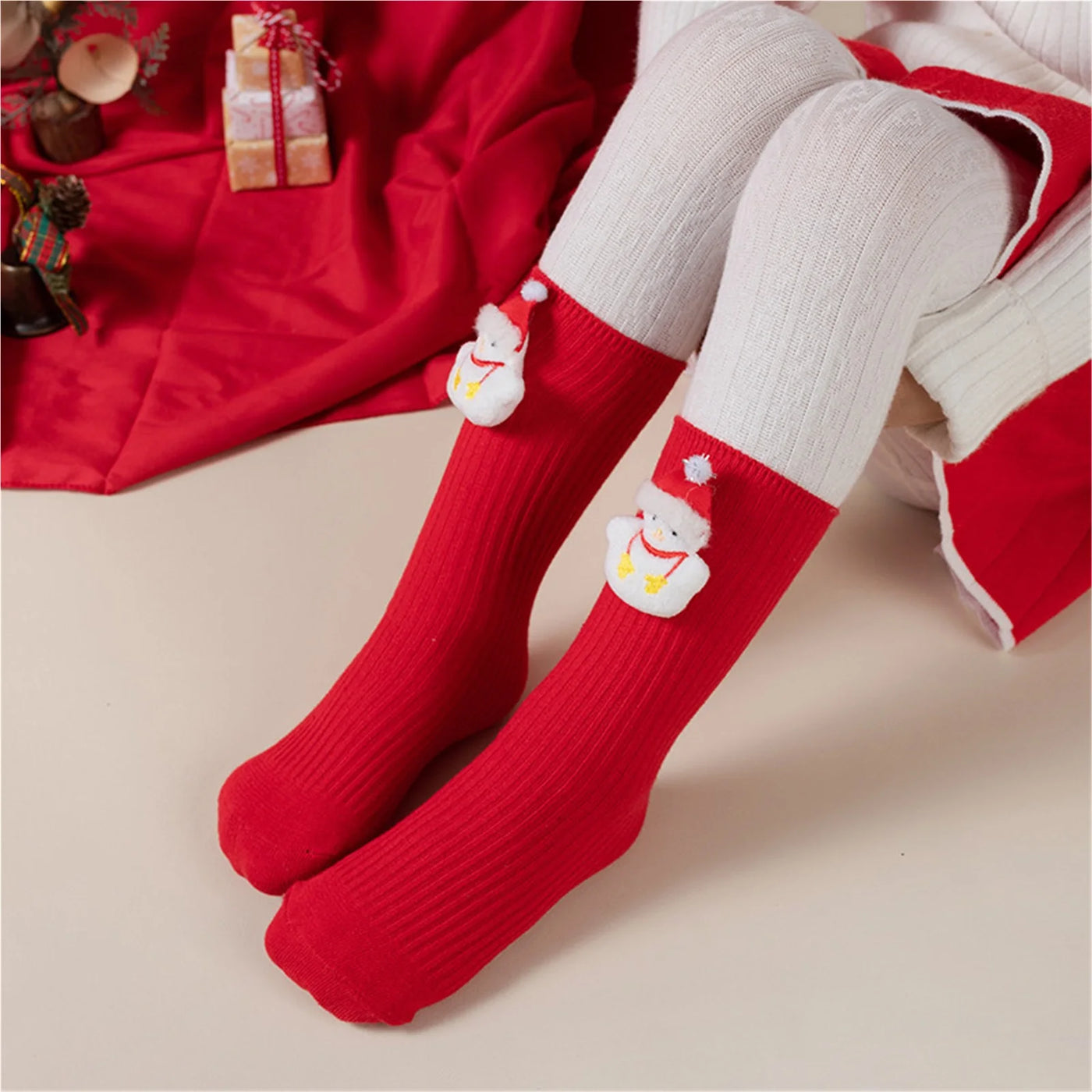 Chaussettes Hiver | Design 3D Festif