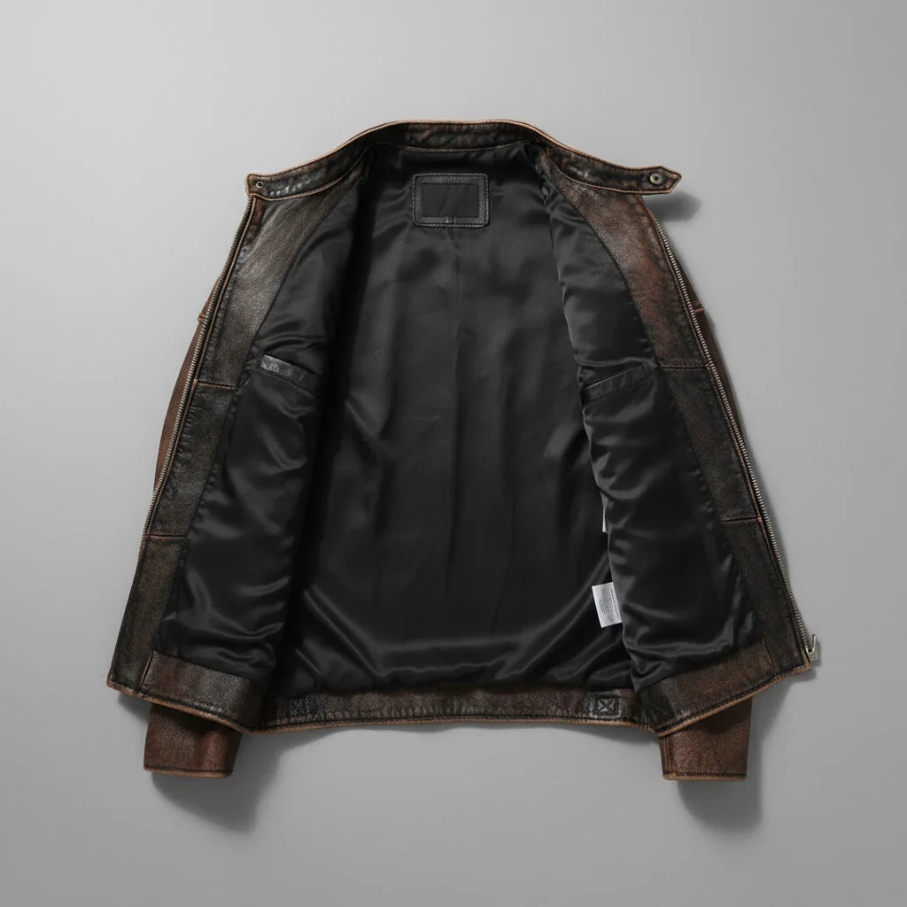 Veste Matteo™ | Cuir Premium & Esprit Vintage