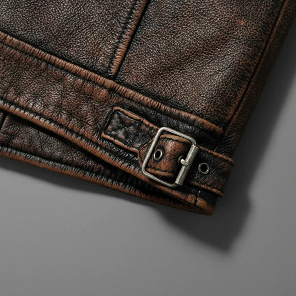 Veste Matteo™ | Cuir Premium & Esprit Vintage