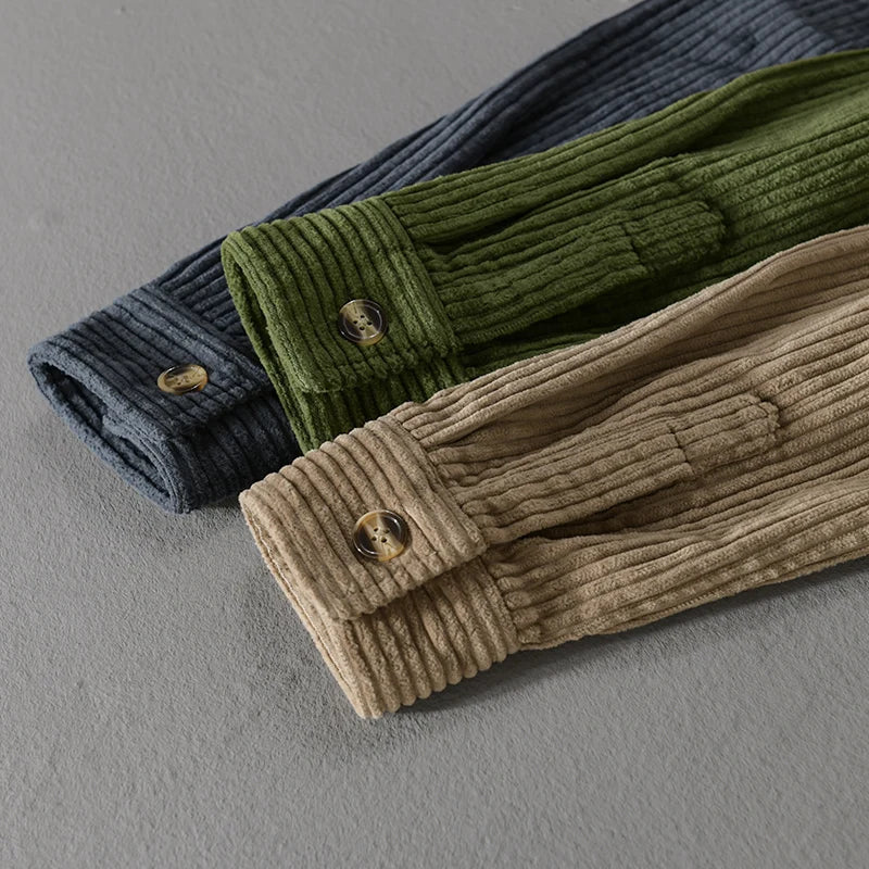 Zoléa | CHEMISE EN VELOURS CÔTELÉ POUR HOMME