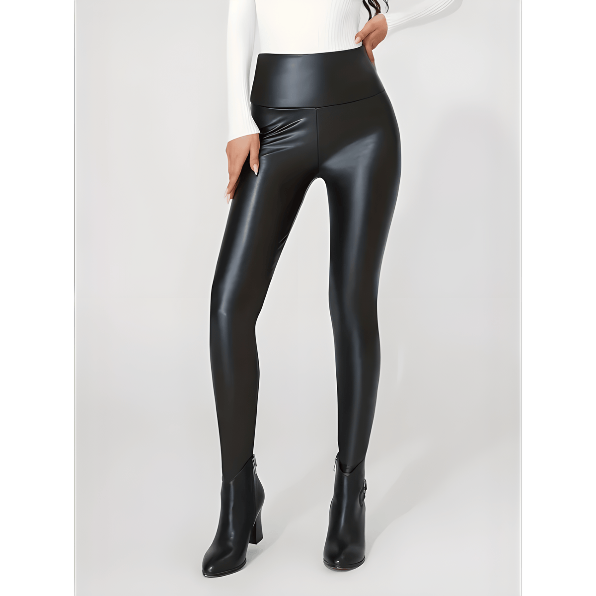 Legging Léa™ | Taille Haute Effet Cuir