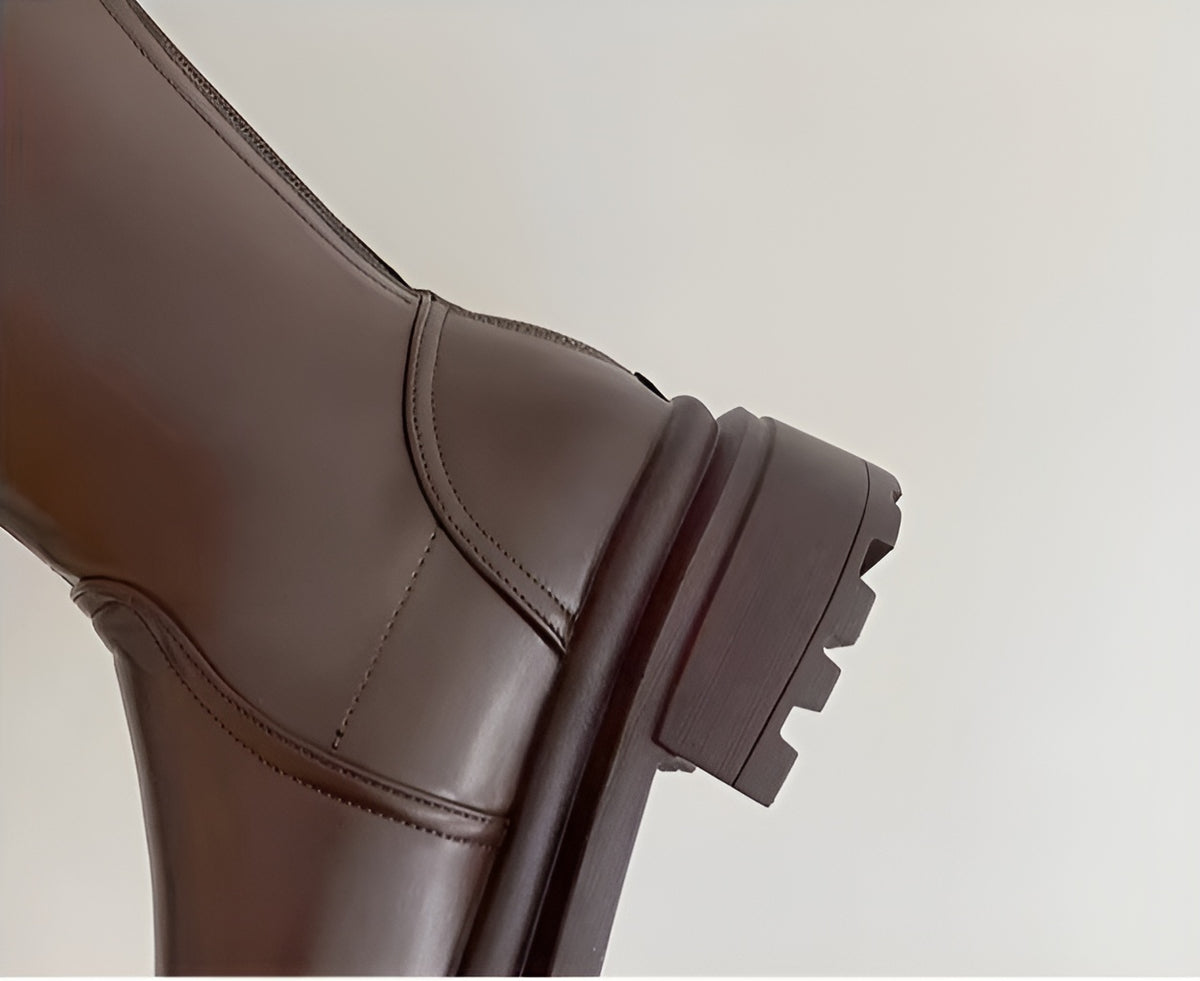 Boots Éléonore™ | Bottes Hautes à Fermeture Arrière