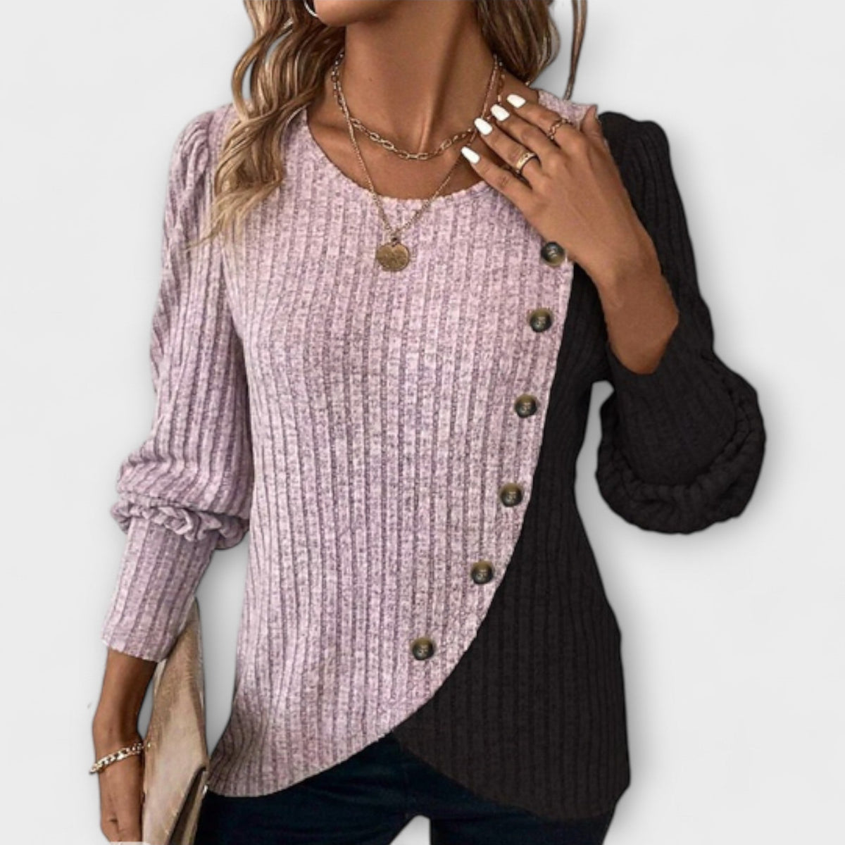 Xeraphine | Blouse Tricotée Élégante