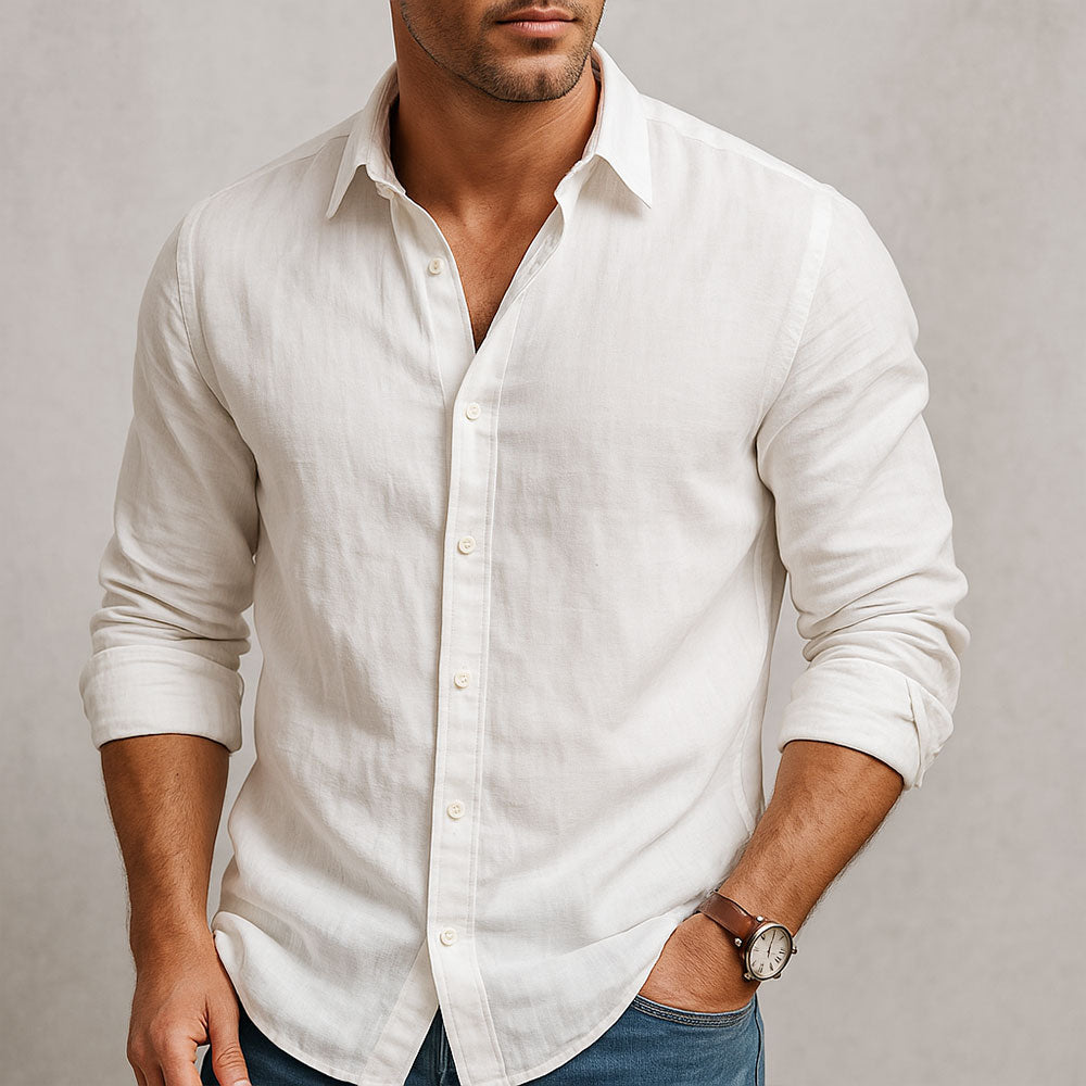 Zoléa | CHEMISE ESSENTIELLE EN LIN POUR HOMME