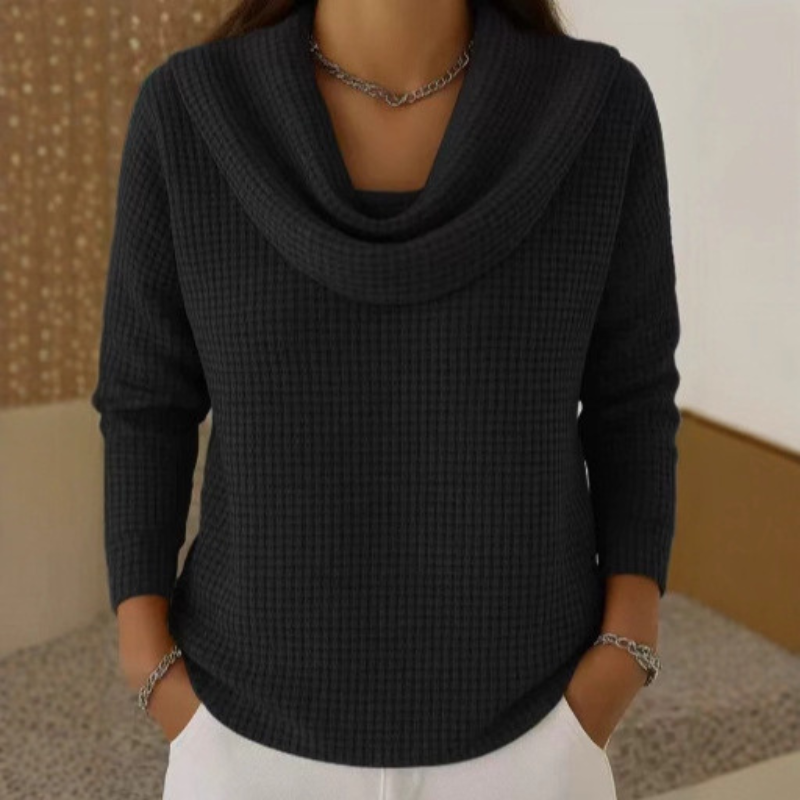 Amy™ | Le Pull Col Cascade