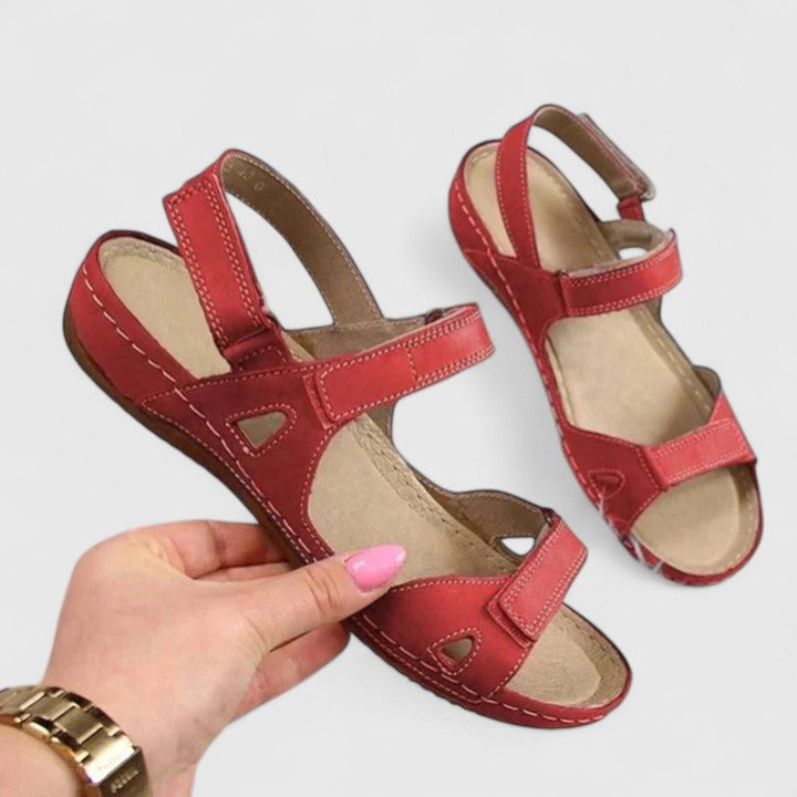 Avrie - Sandales de Confort Plates