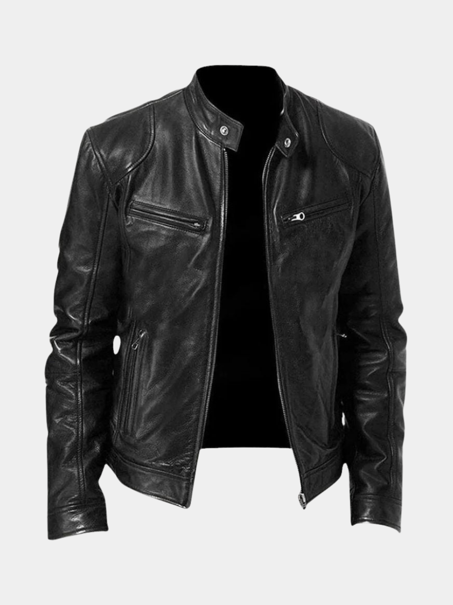 Zoléa | VESTE EN CUIR HAUT DE GAMME ÉLÉGANTE POUR HOMME