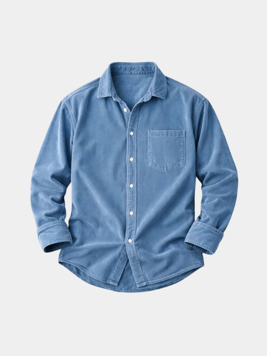 Zoléa | CHEMISE CLASSIQUE EN VELOURS CÔTELÉ POUR HOMMES