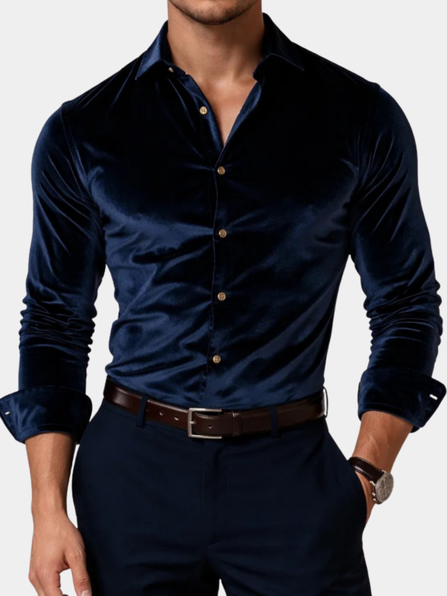 Zoléa | CHEMISE EN VELOURS POUR HOMME