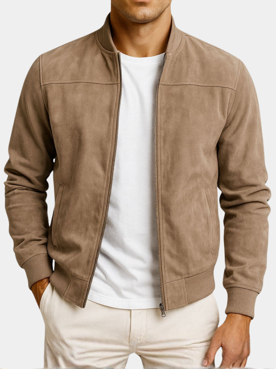 Zoléa | VESTE EN CUIR SUEDE URBAINE