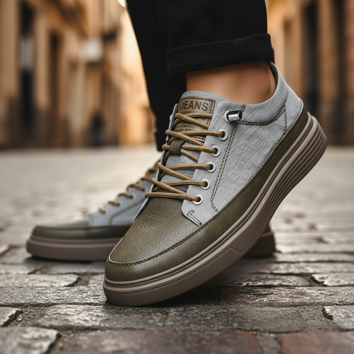 Zoléa | BASKETS EN CUIR POUR HOMME