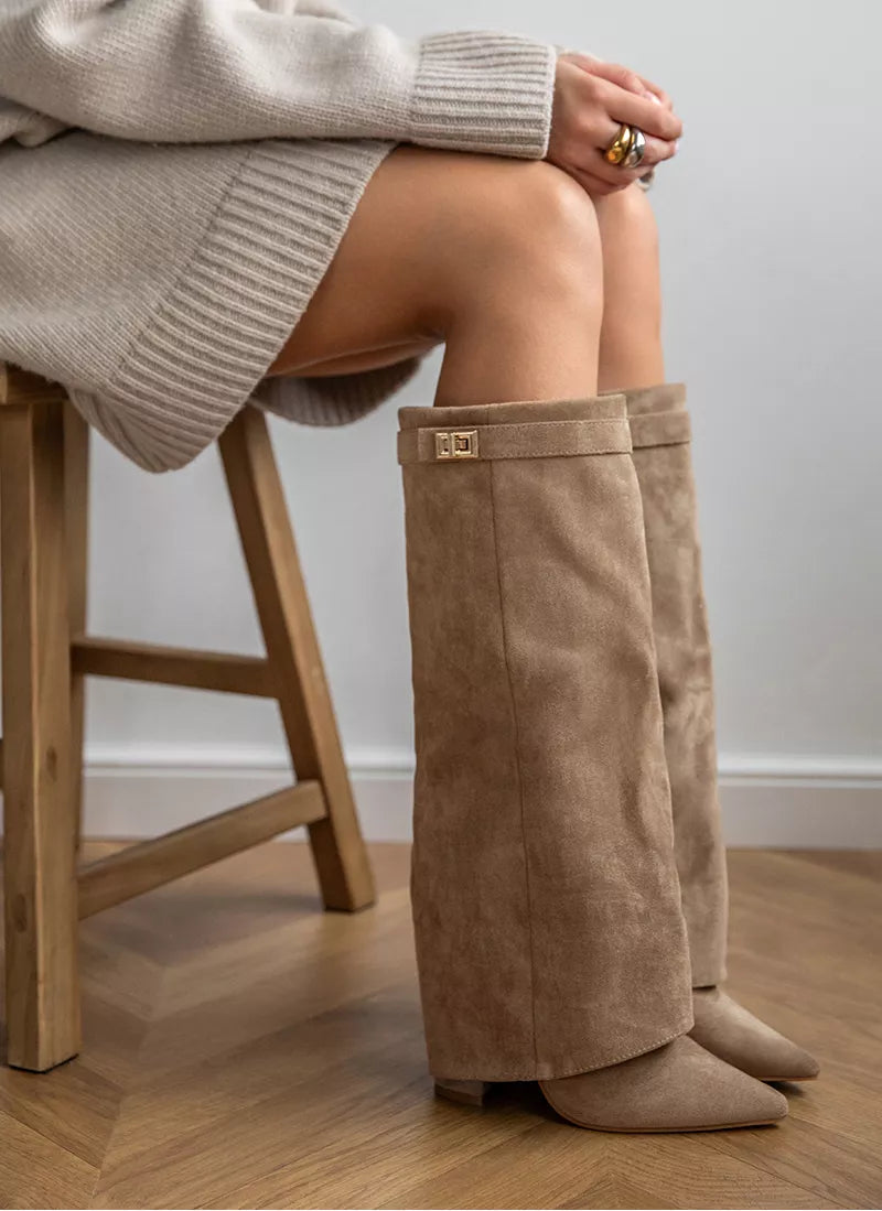 Suédé Taupe / 36