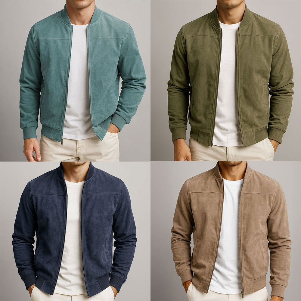 Zoléa | VESTE EN CUIR SUEDE URBAINE