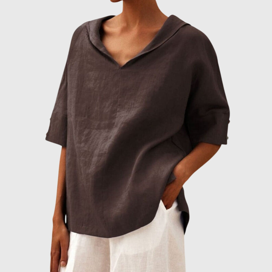 Joanna™ | Blouse Décontractée à Coupe Lâche