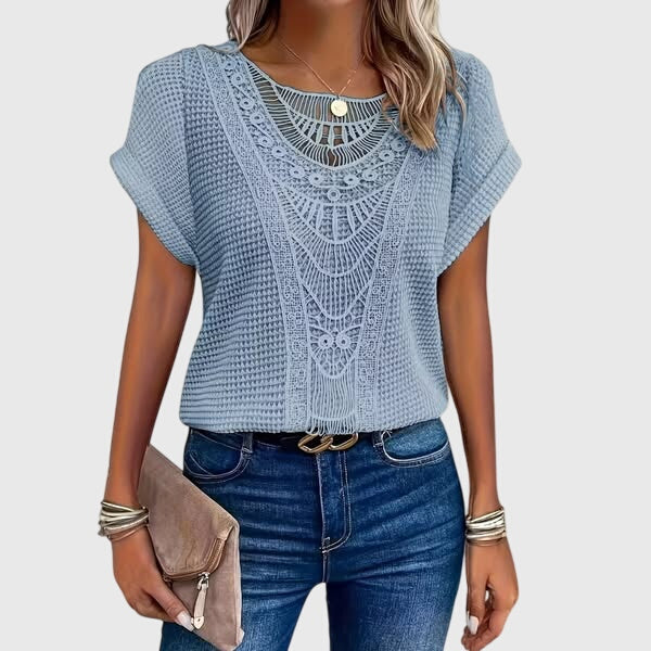 Pearl™ | Blouse Élégante Style Ibiza