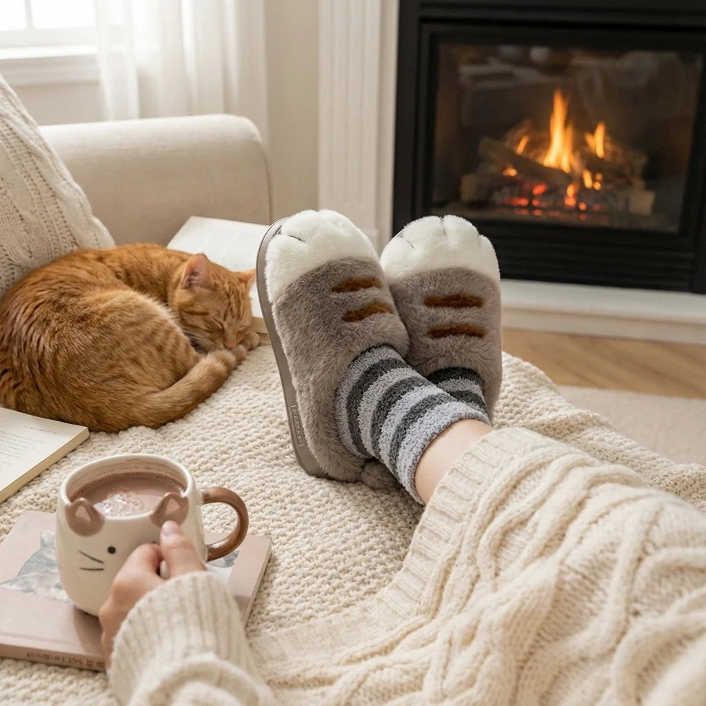 Mimi | Les Chaussons Pattes de Chat