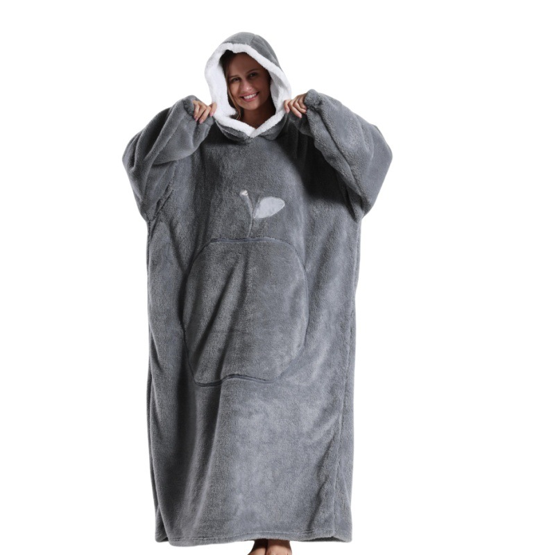 Icone™ BlanketHoodie: Muhkeat Ylisuuri Koko Päivä Lämpö Huopa Huppari