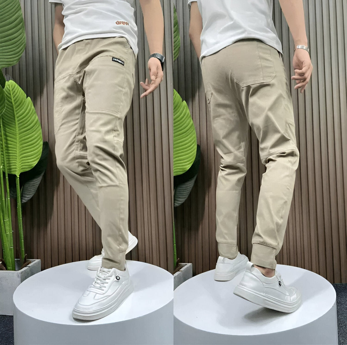 Zoléa | Pantalon cargo extensible (1+1 GRATUIT!)