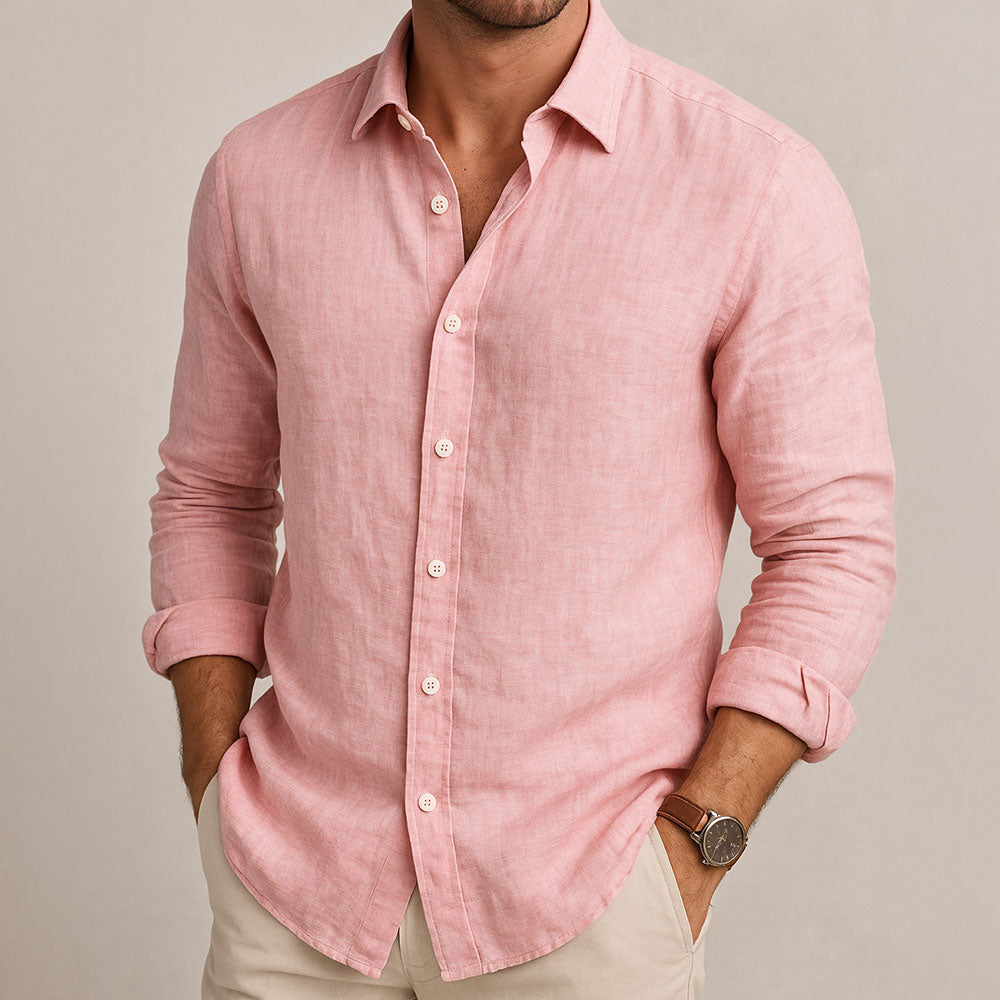 Zoléa | CHEMISE ESSENTIELLE EN LIN POUR HOMME
