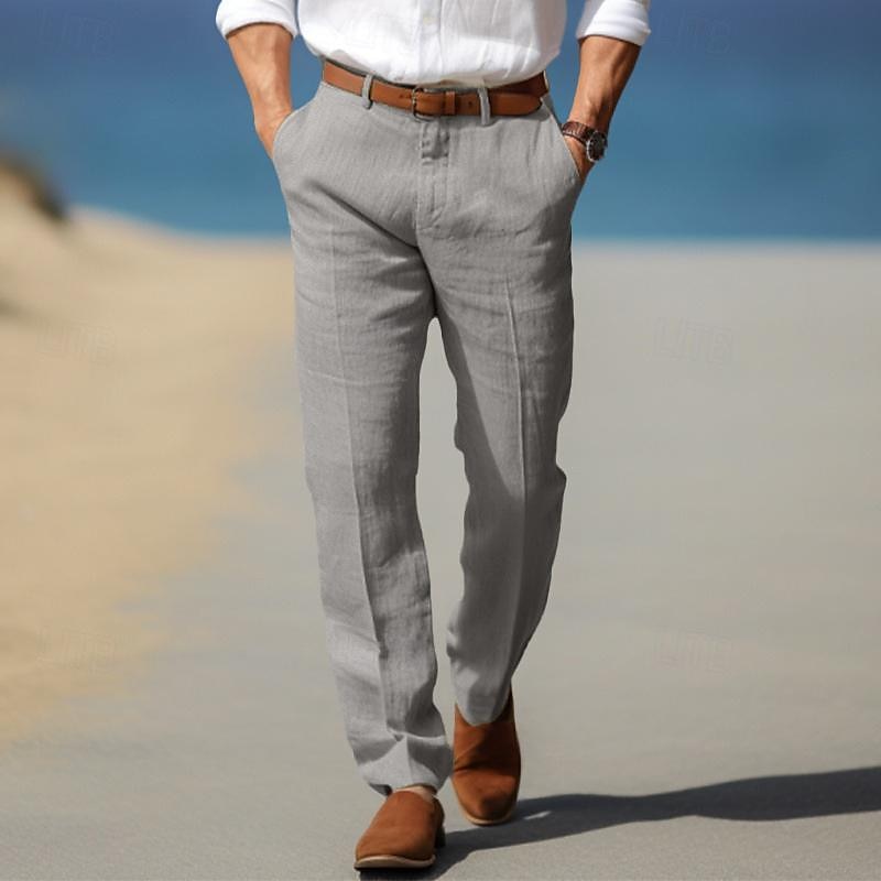 Zoléa | PANTALON HOMME LUXE EN LIN PREMIUM