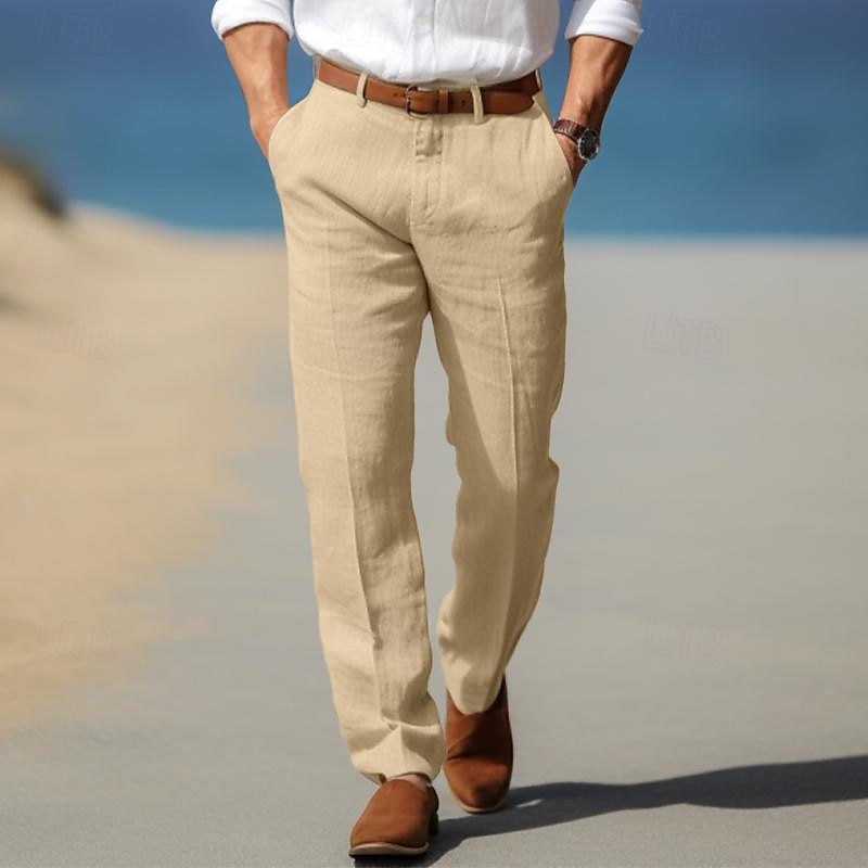 Zoléa | PANTALON HOMME LUXE EN LIN PREMIUM